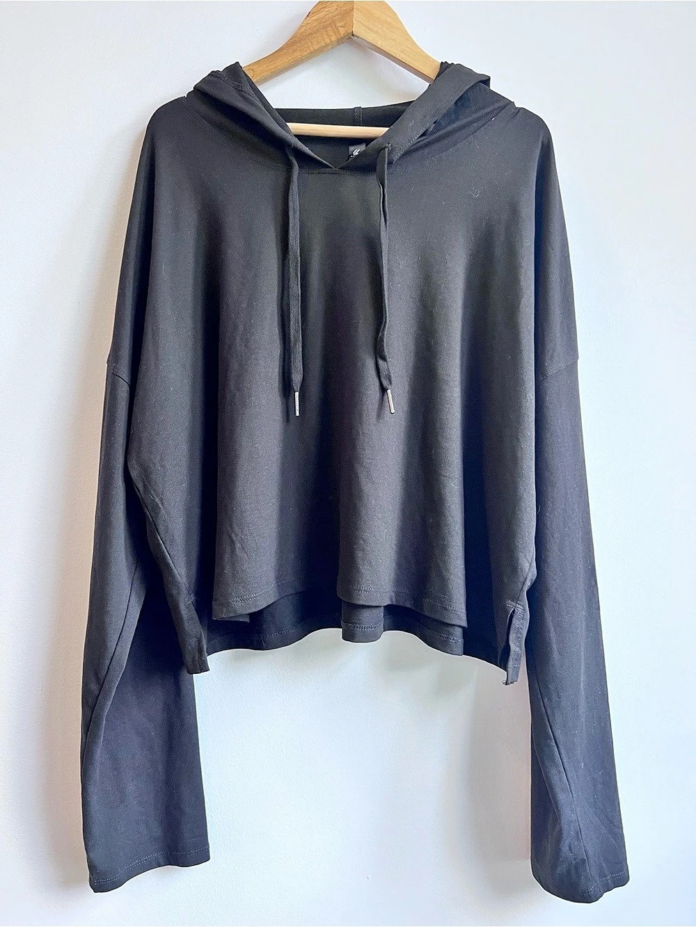 Kyodan Black Athletic Casual Super Soft Oversized Hoodie Size Large